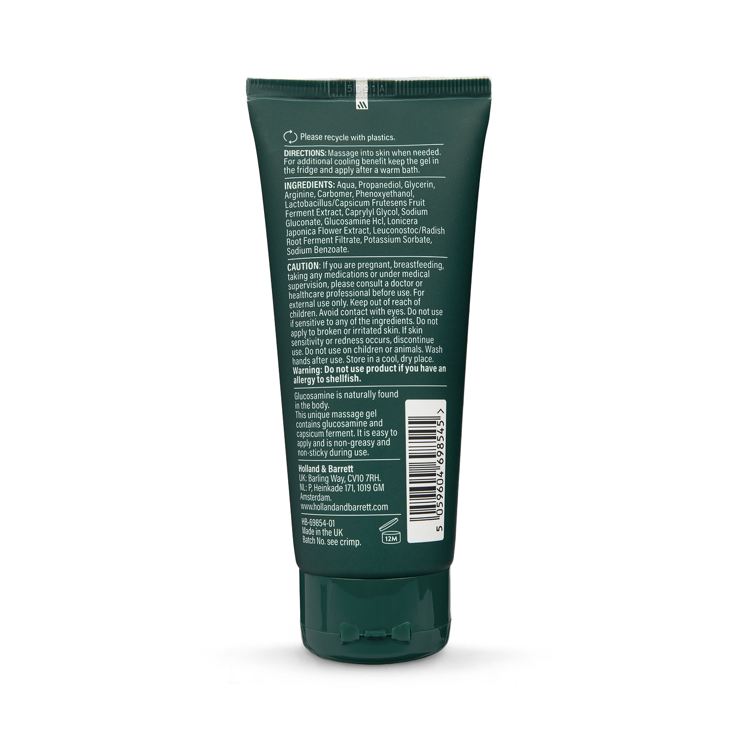 Holland Barrett Glucosamine Gel 100ml