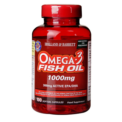 Holland & Barrett Holland Barrett Omega 3 Fish Oil 1000mg 120 Capsules- Buy online at McGrocer