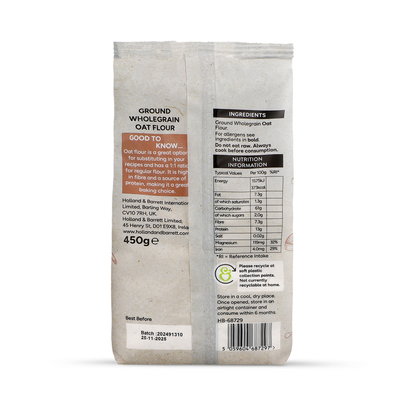 Holland Barrett Oat Flour 450g