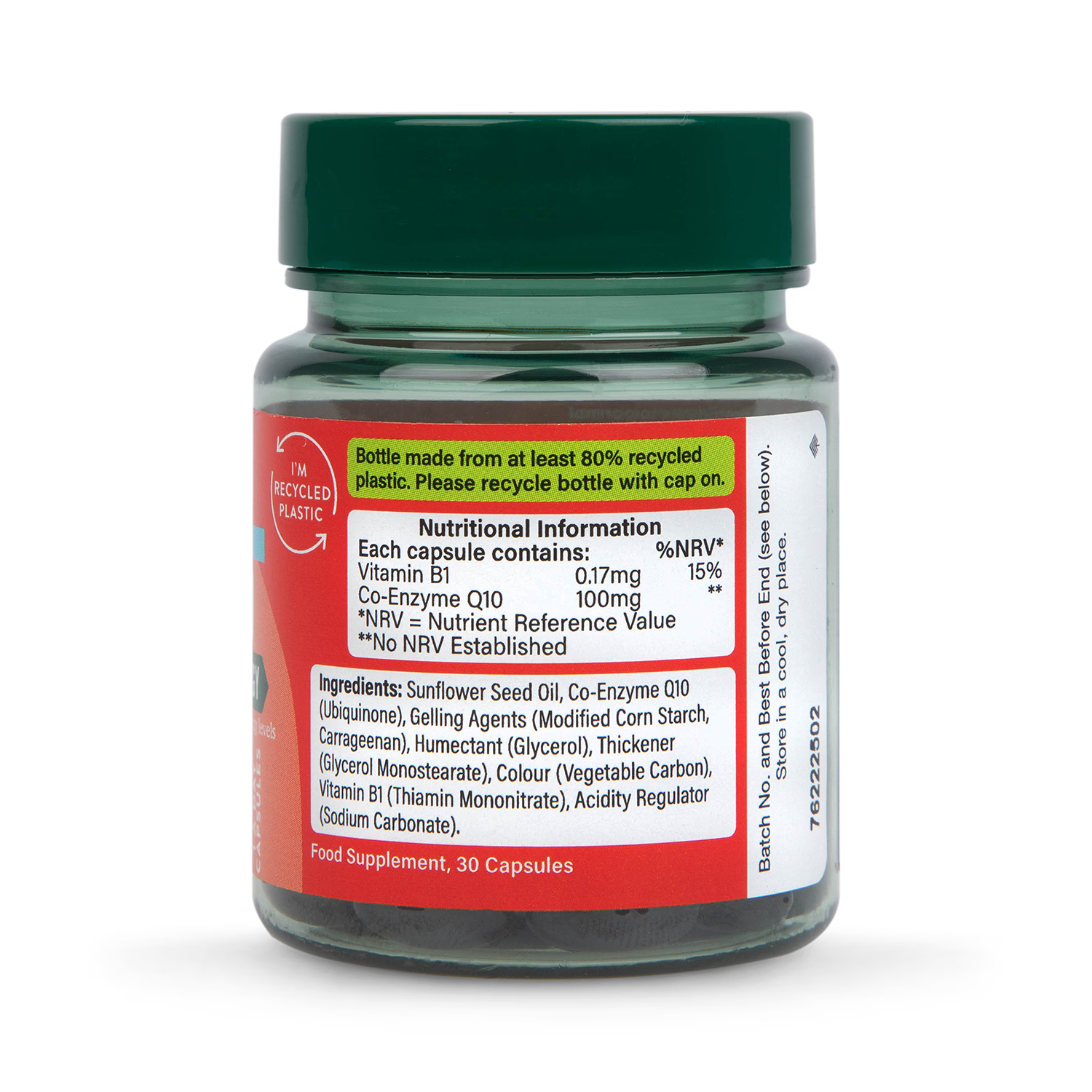 Holland Barrett High Strength Co-Q10 100mg 30 Capsules
