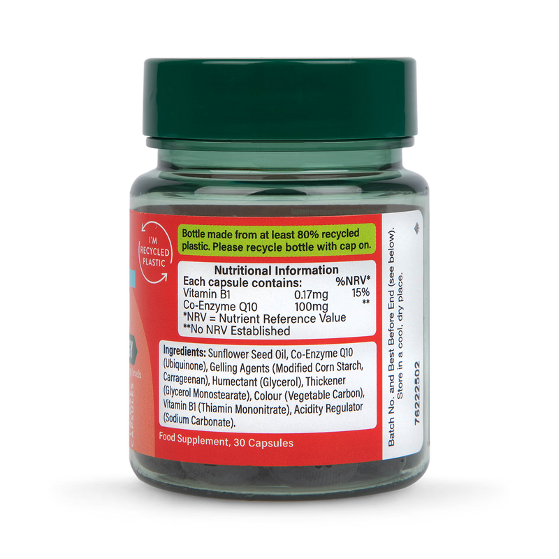 Holland Barrett High Strength Co-Q10 100mg 30 Capsules