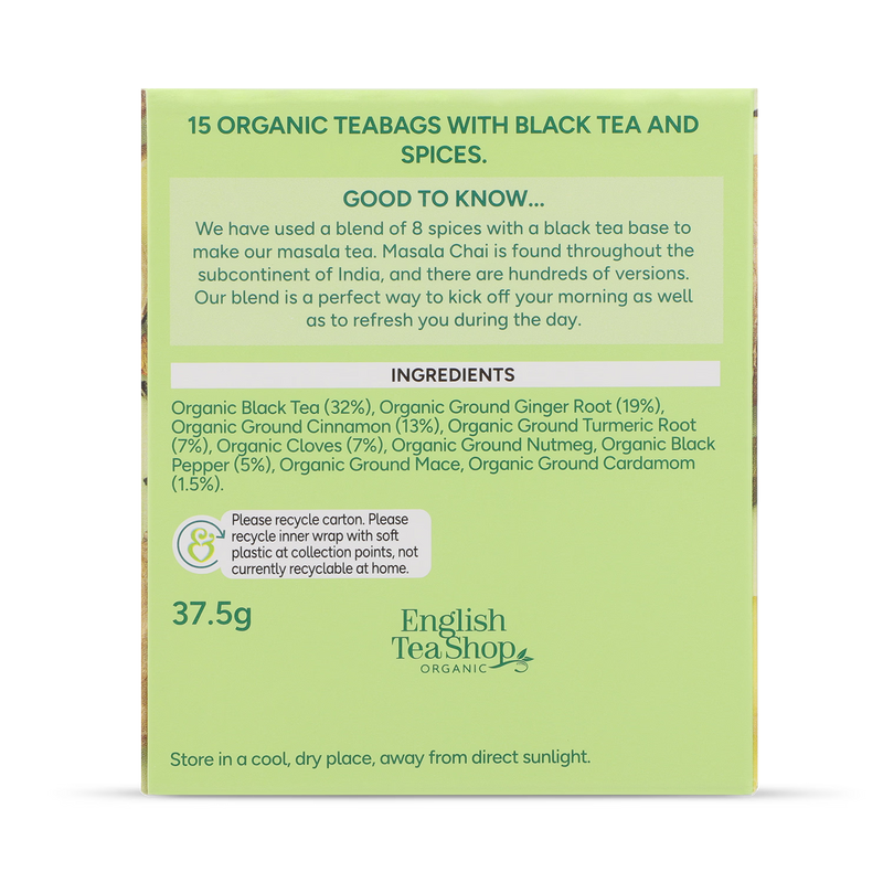 Holland Barrett Masala Chai 15 Tea Bags