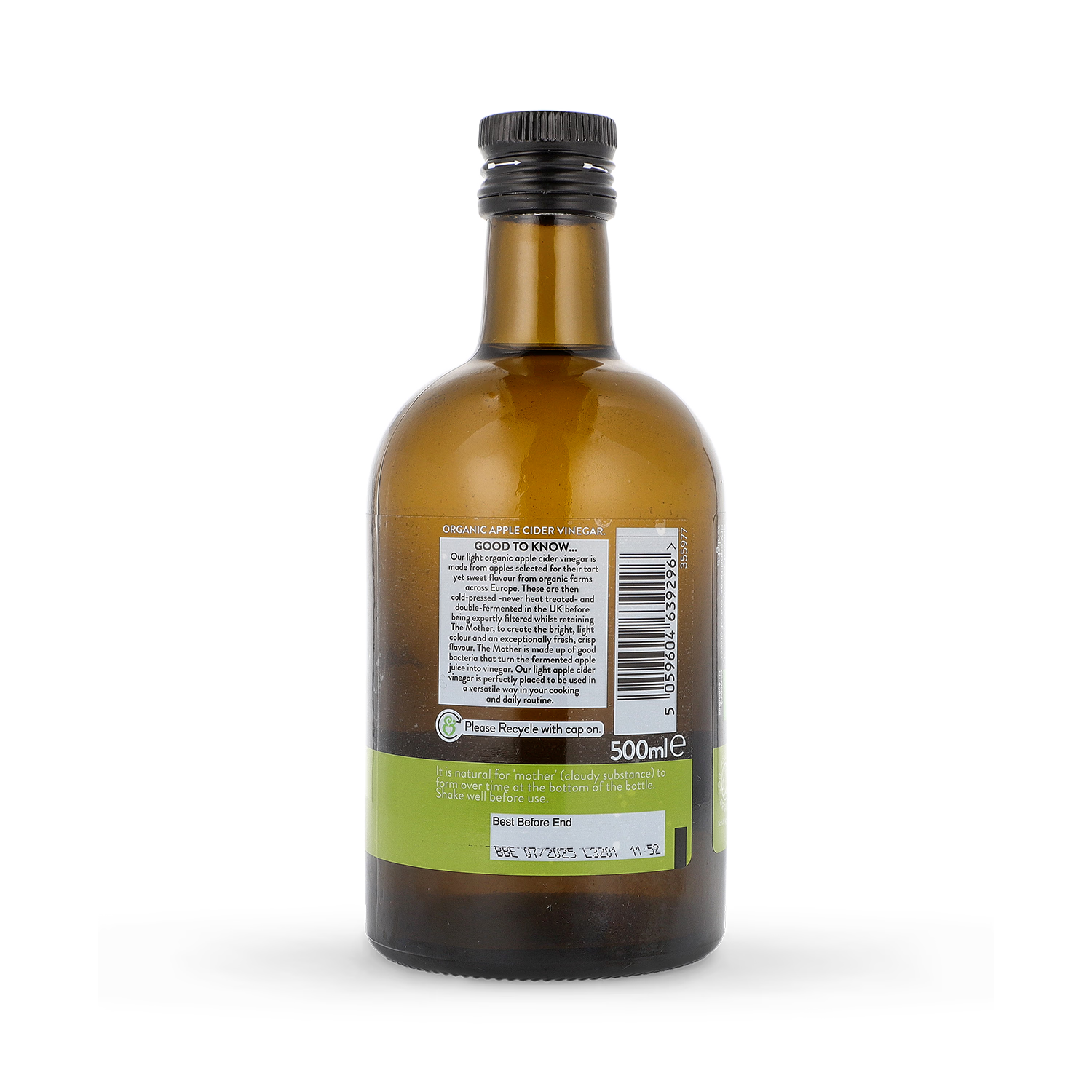 Holland Barrett Light Apple Cider Vinegar 500ml