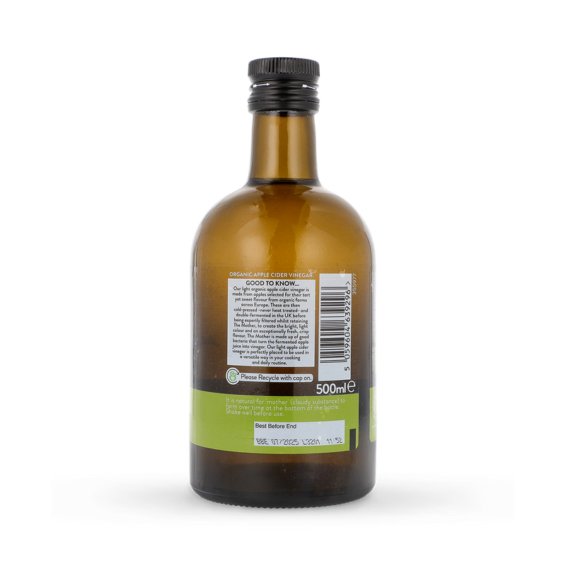 Holland Barrett Light Apple Cider Vinegar 500ml
