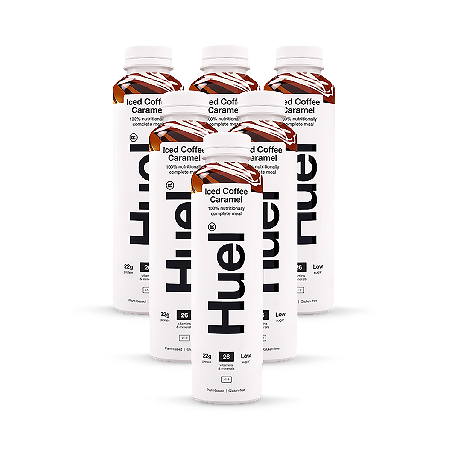 Huel 100 Nutritionally Complete Meal Iced Coffee Caramel 6 x 500ml