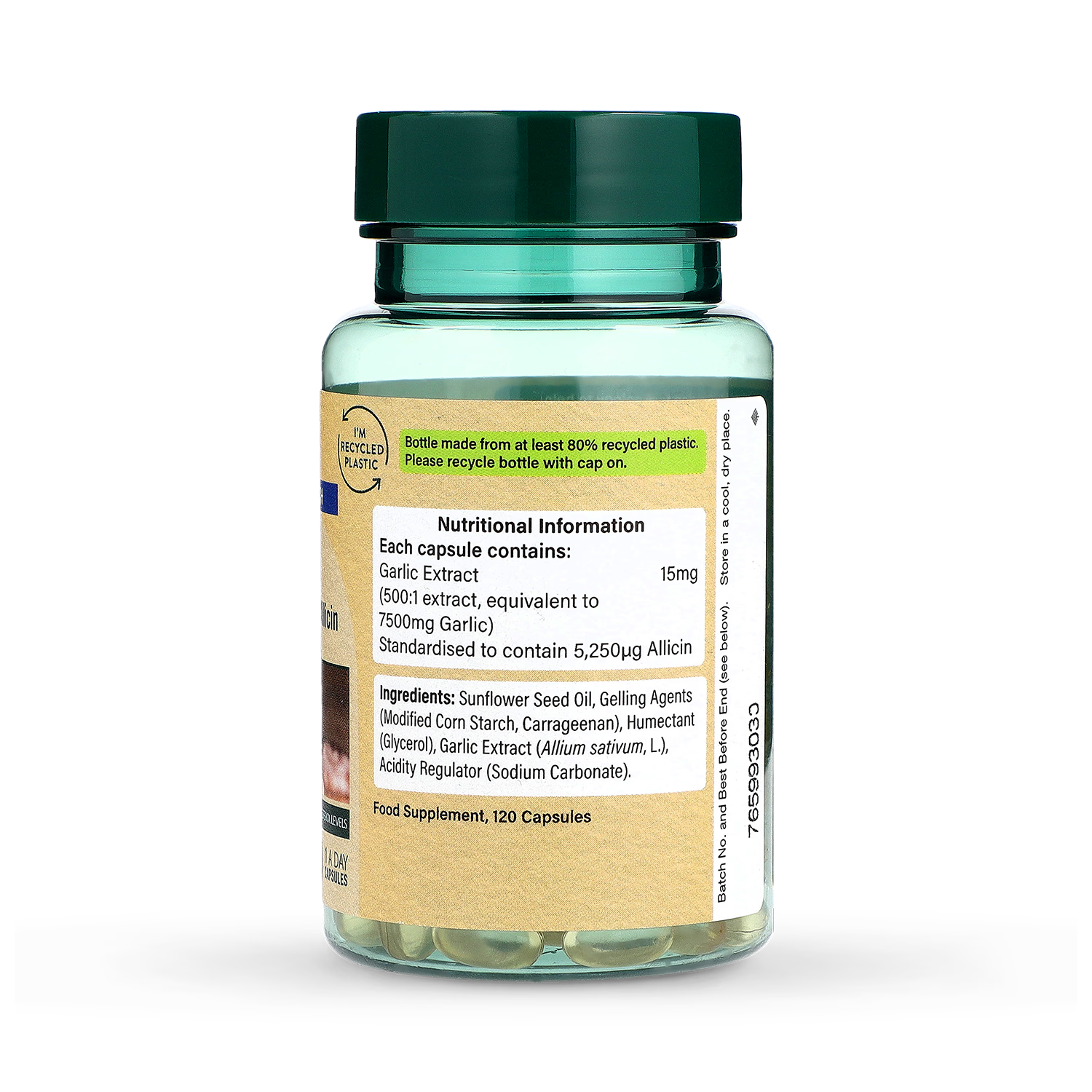 Holland Barrett Super Strength Garlic 7500mg 120 Capsules