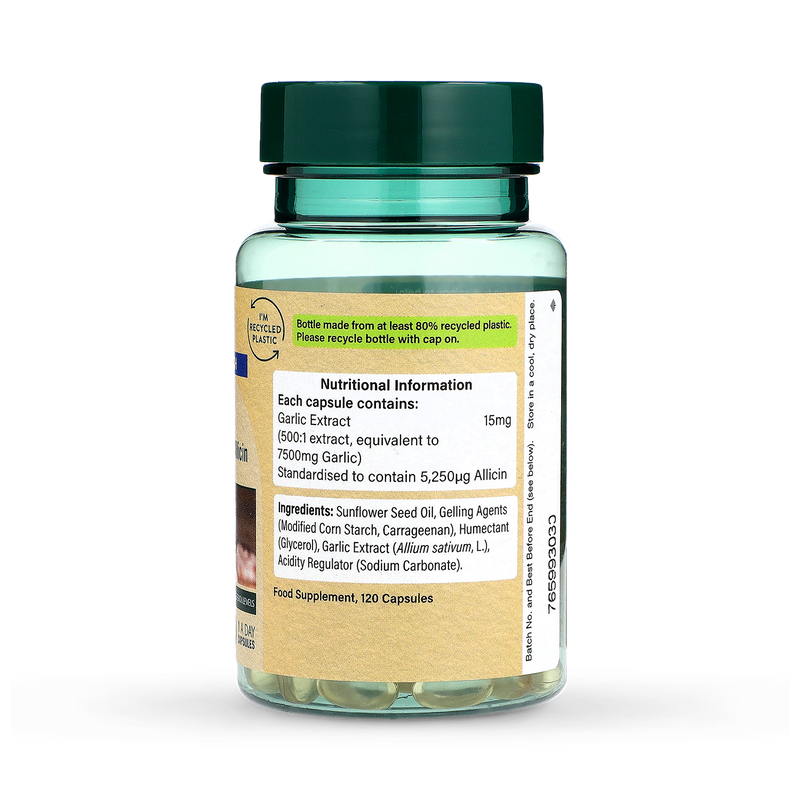 Holland Barrett Super Strength Garlic 7500mg 120 Capsules