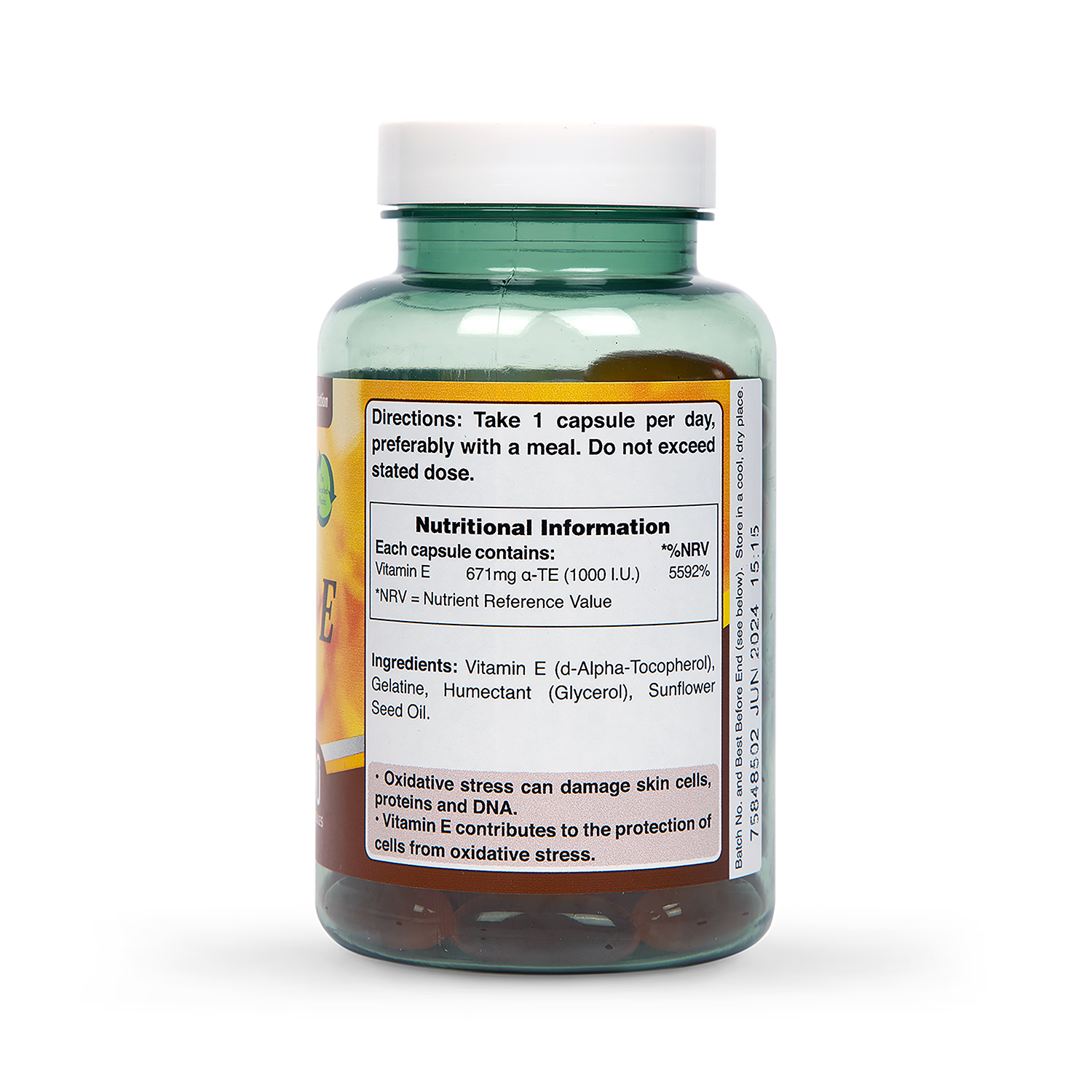 Holland Barrett Vitamin E 1000iu 90 Capsules