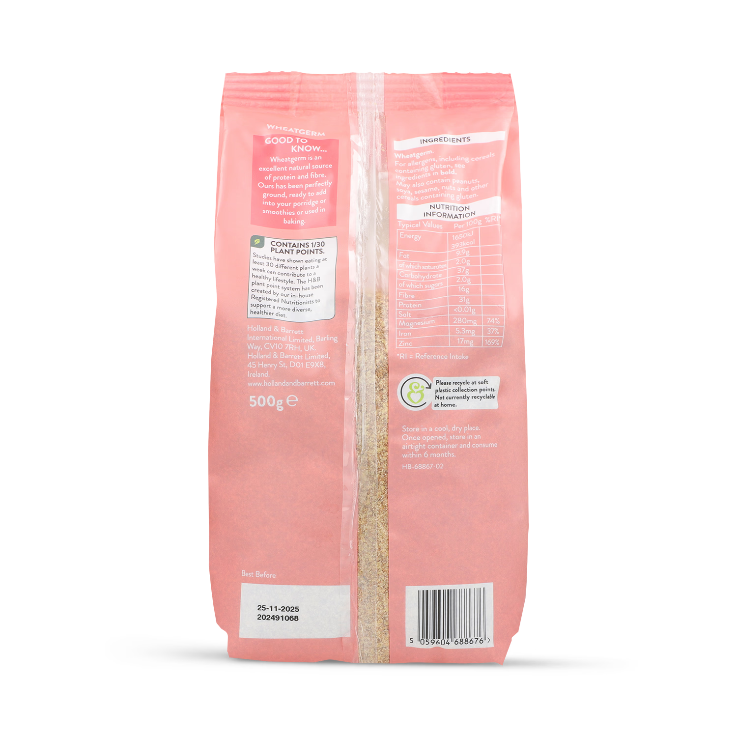Holland Barrett Wheatgerm 500g