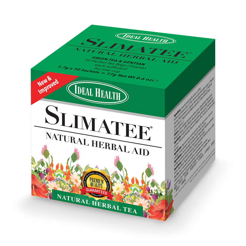 Ideal Health Slimatee Green Tea Gentian 10 Tea Bags
