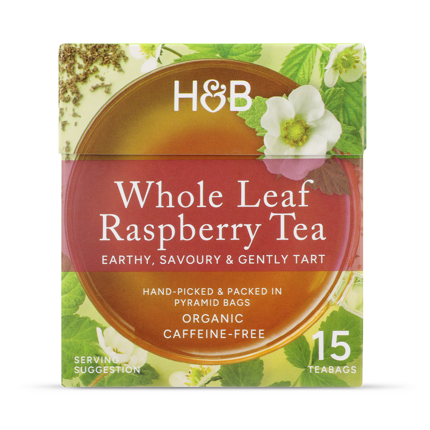 Holland Barrett Whole-Leaf Raspberry Tea 15 Tea Bags