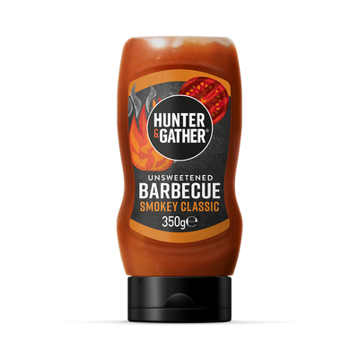 Holland & Barrett Hunter Gather Unsweetened BBQ Sauce Squeezy 350g- Buy online at McGrocer