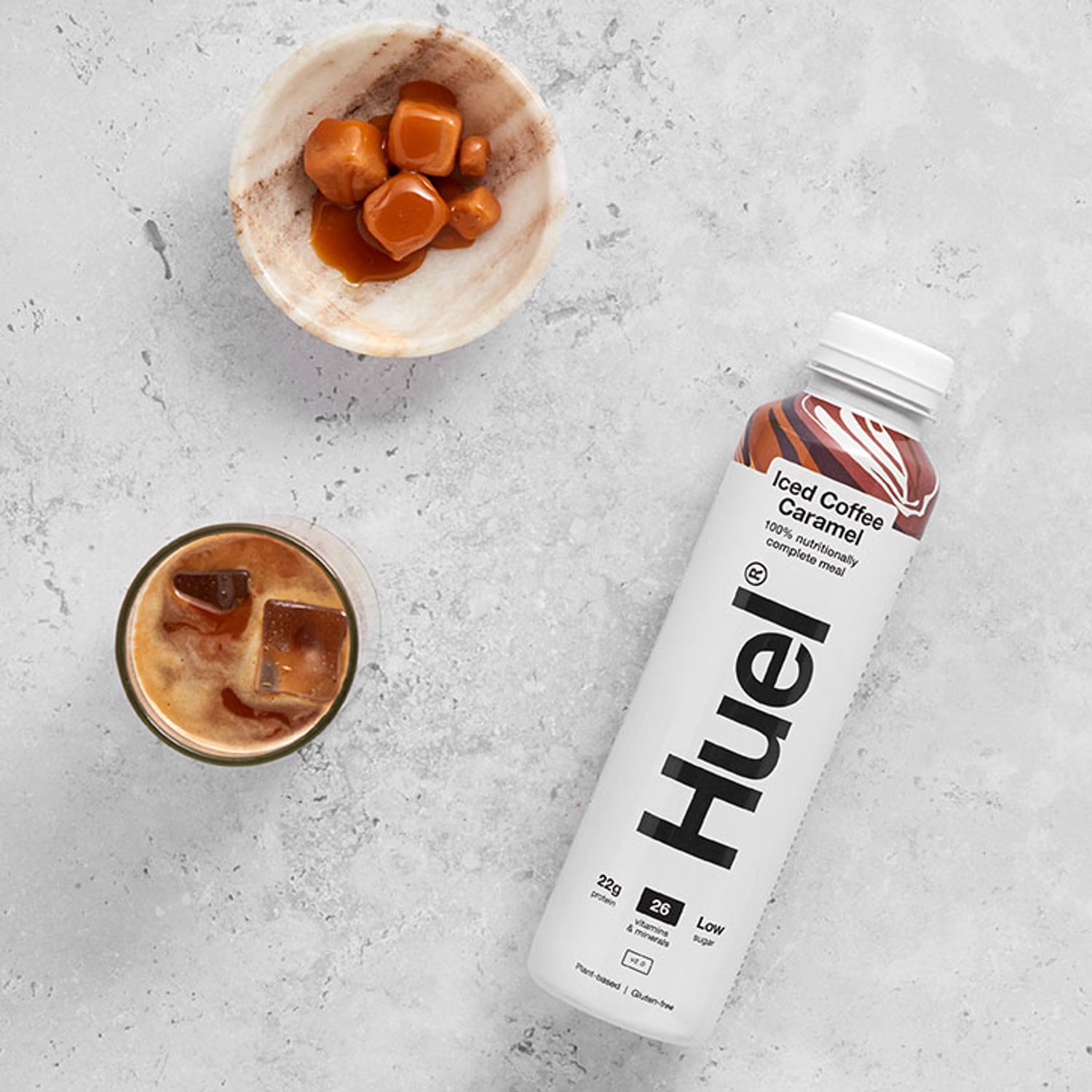 Huel 100 Nutritionally Complete Meal Iced Coffee Caramel 500ml