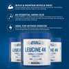 Leucine 4K 4000mg 180 Capsules
