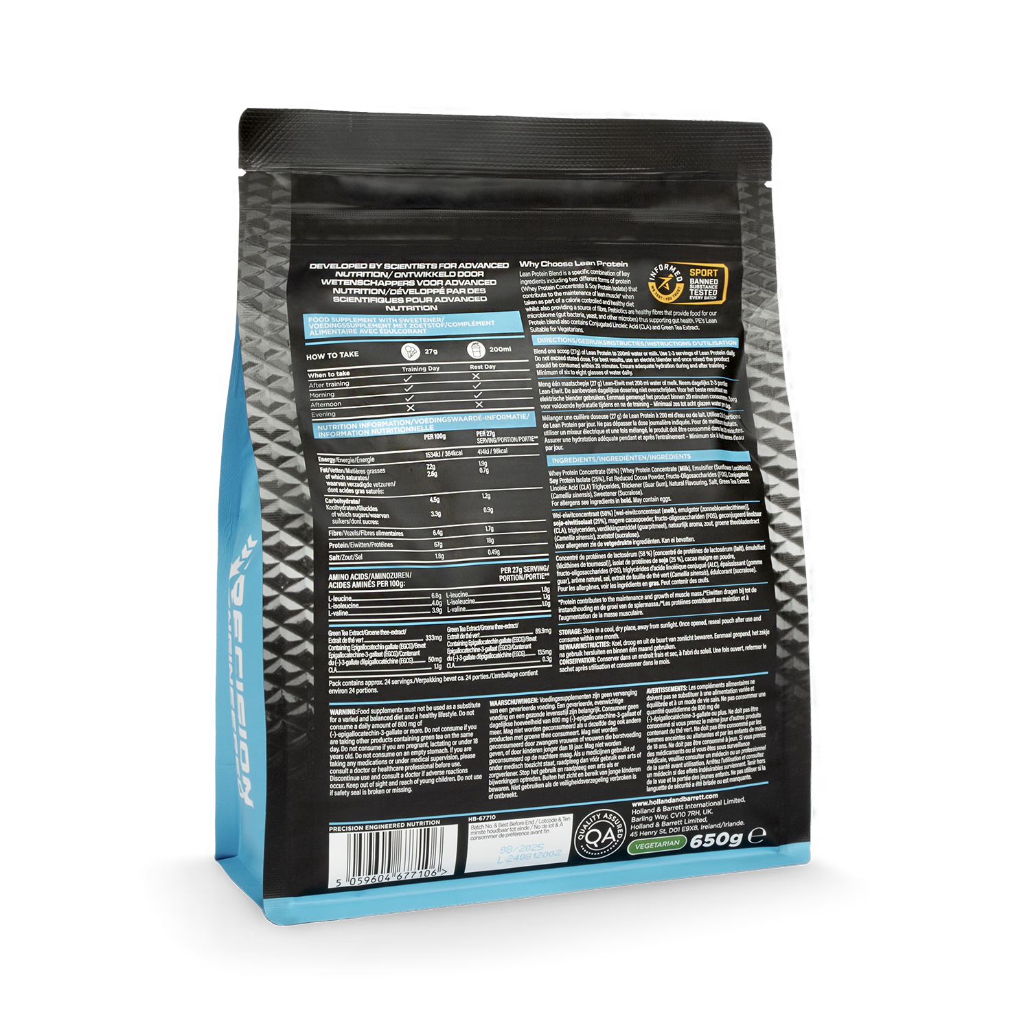Lean Protein Chocolate 650g