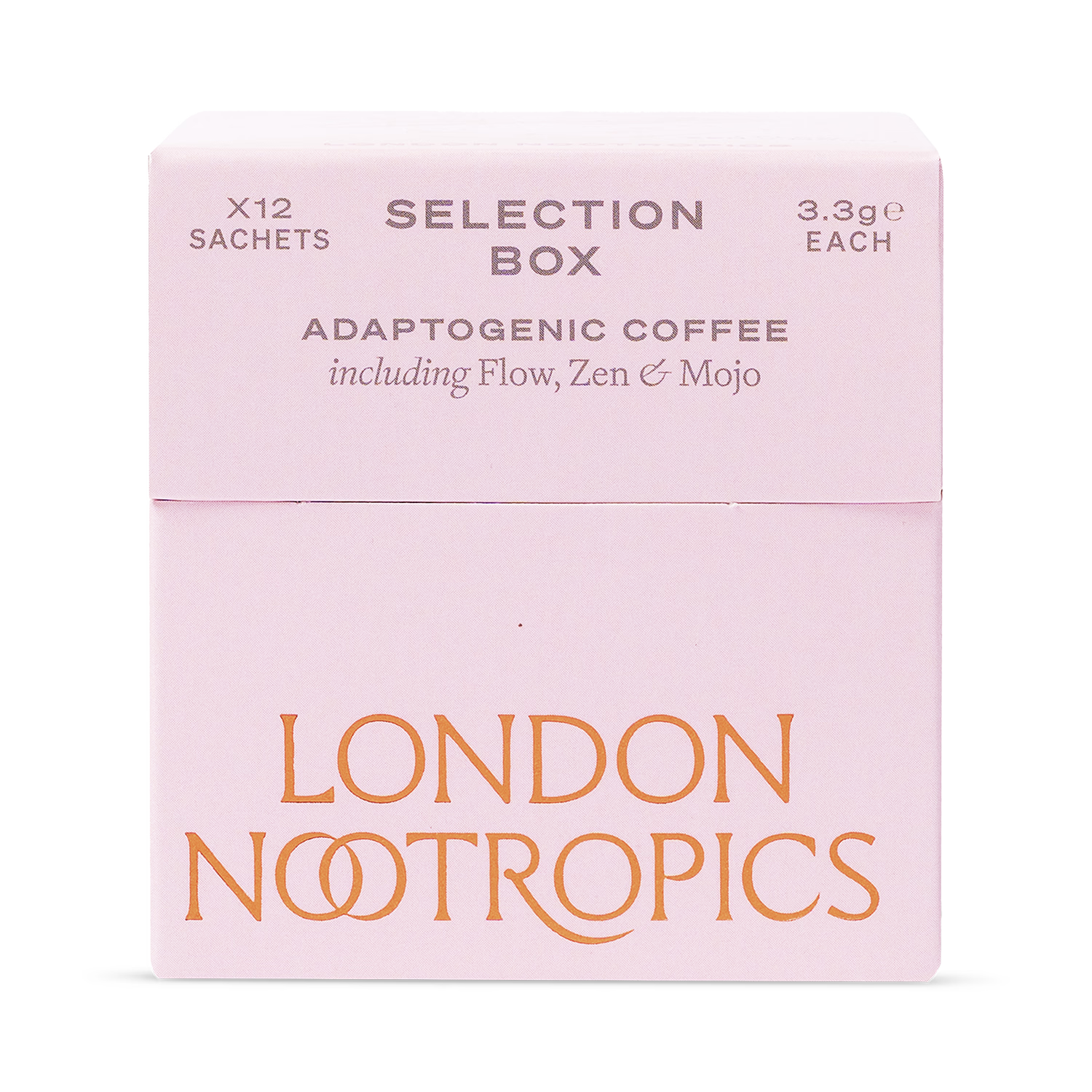 London Nootropics Adaptogenic Coffee Selection Box Flow Zen Mojo 12 Sachets