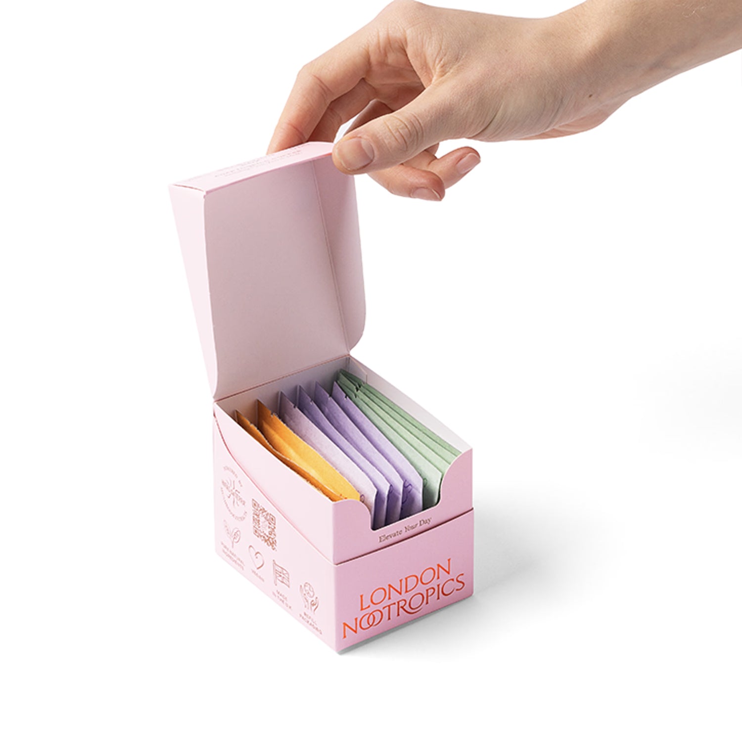 London Nootropics Adaptogenic Coffee Selection Box Flow Zen Mojo 12 Sachets