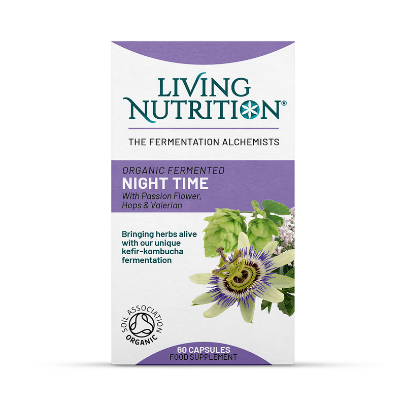 Living Nutrition Organic Fermented Night Time 60 Capsules