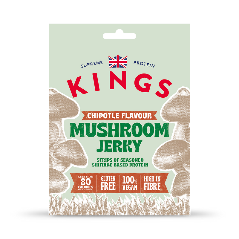 Kings Smoked Chipotle Mushroom Jerky 25g