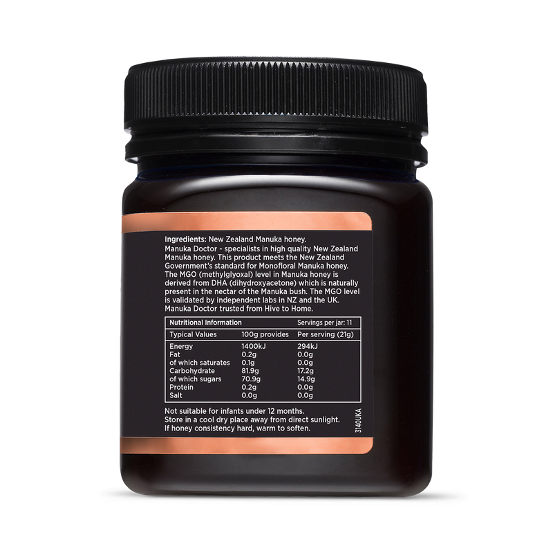 Manuka Doctor Monofloral Manuka Honey MGO 640 250g