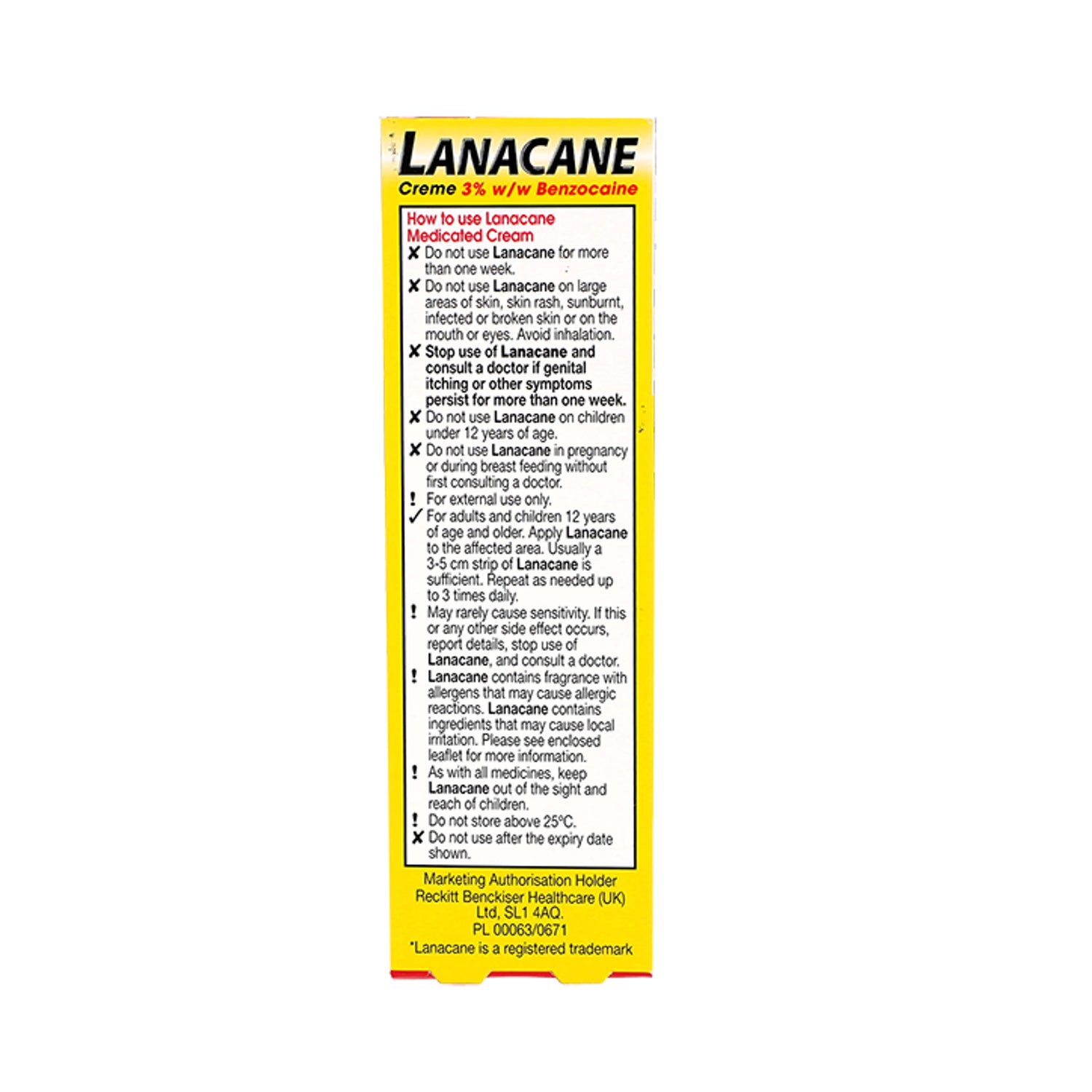 Lanacane Creme 30g