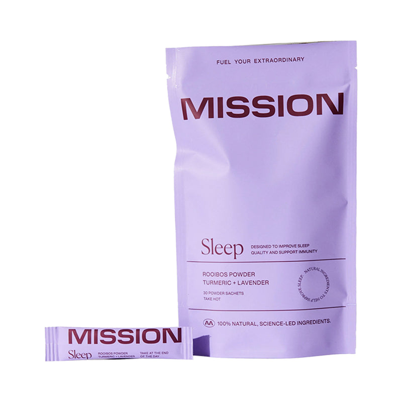 Mission Sleep Rooibos Powder Turmeric Lavender 30 Sachets