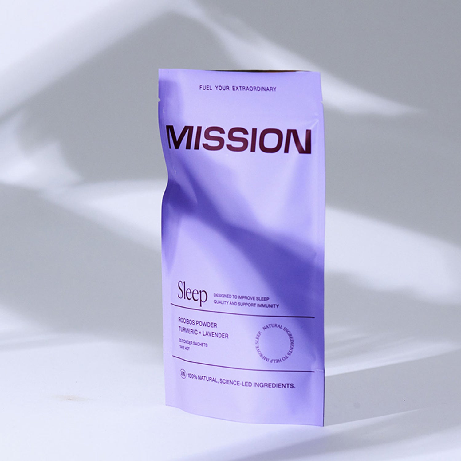 Mission Sleep Rooibos Powder Turmeric Lavender 30 Sachets