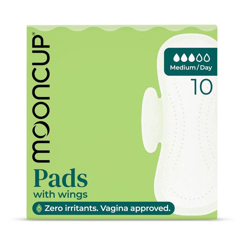 Mooncup Medium Day Pads with Wings 10 Pack