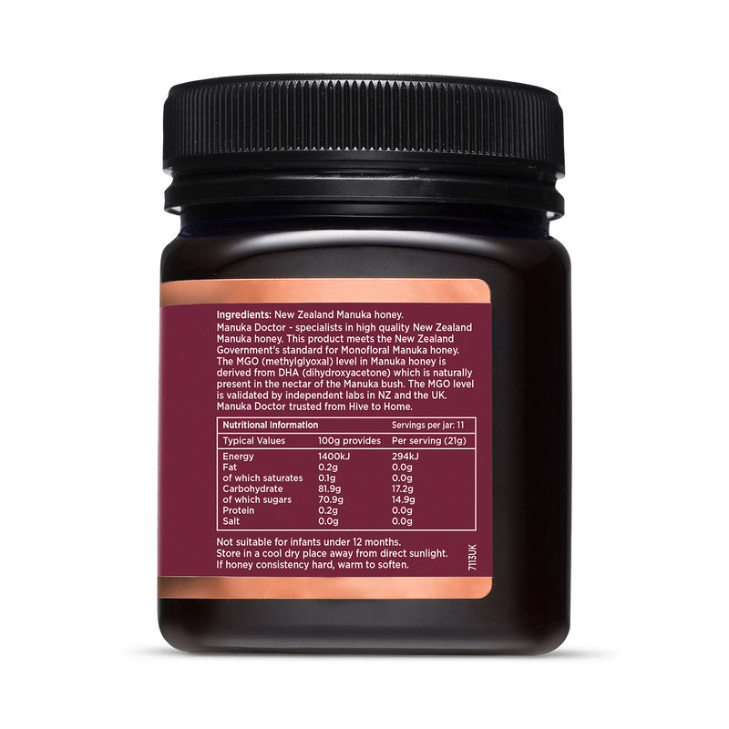 Manuka Doctor Manuka Honey 1200 MGO 250g