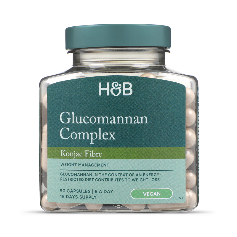 Holland Barrett Glucomannan 500mg 60 Capsules
