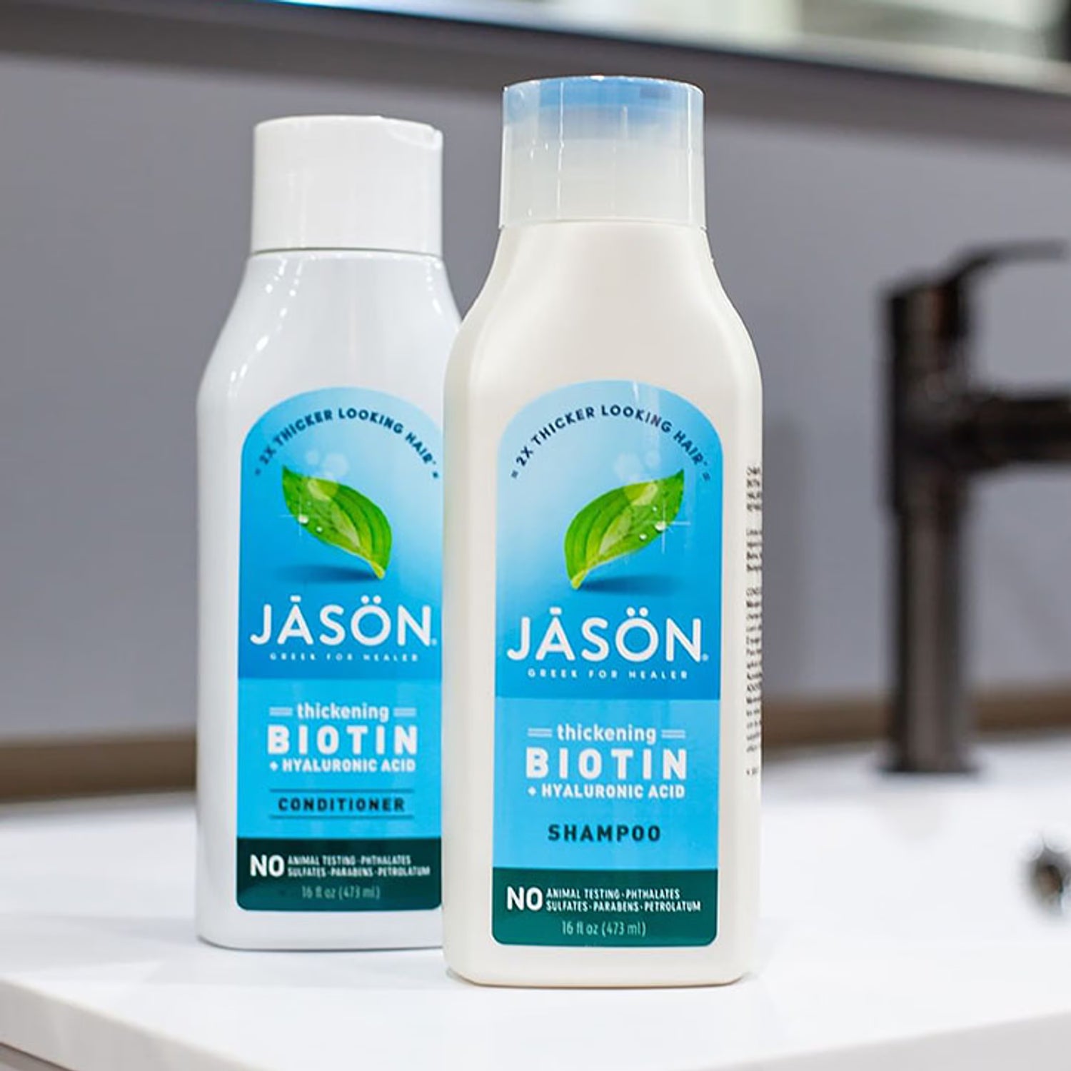 Jason Thickening Biotin Hyaluronic Acid Shampoo 473ml