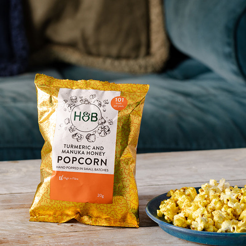Holland Barrett Turmeric Manuka Honey Popcorn 20g