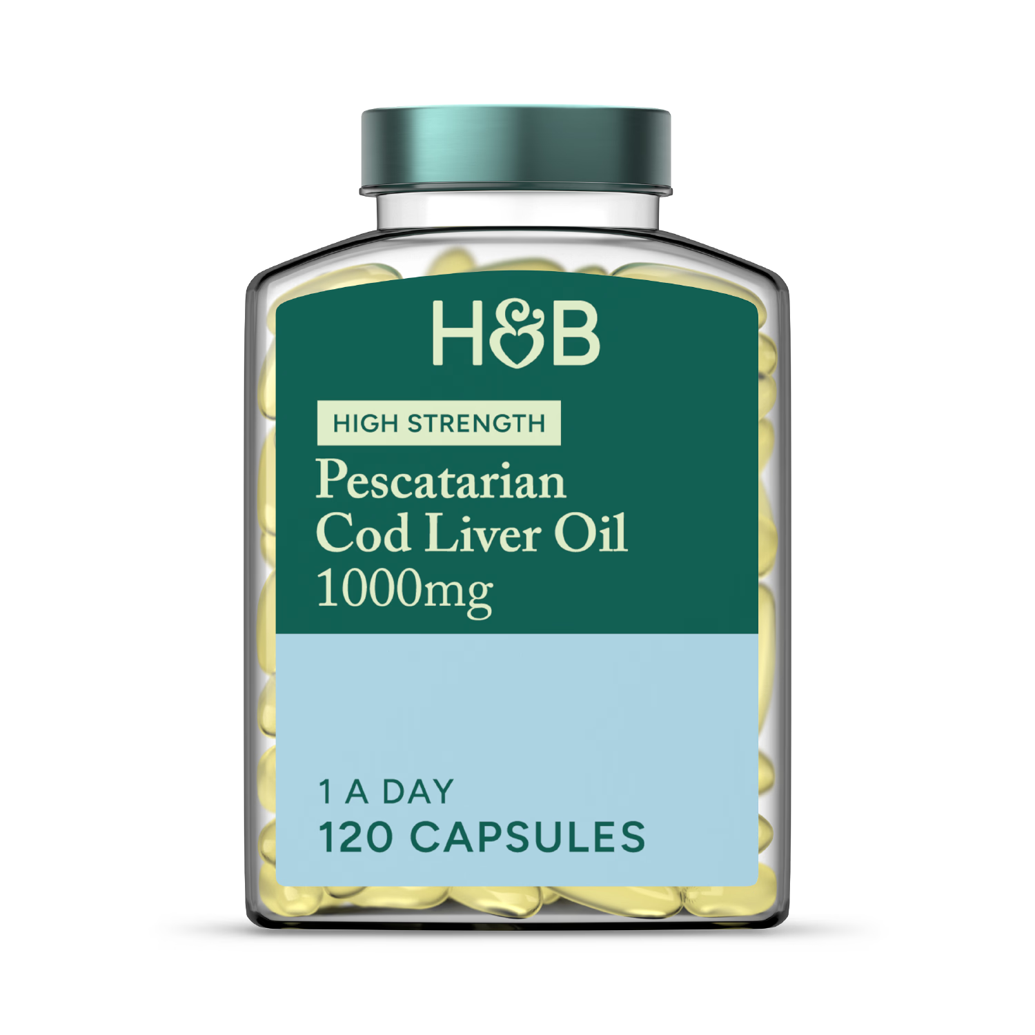 Holland Barrett Pure Cod Liver Oil 1000mg 120 Capsules