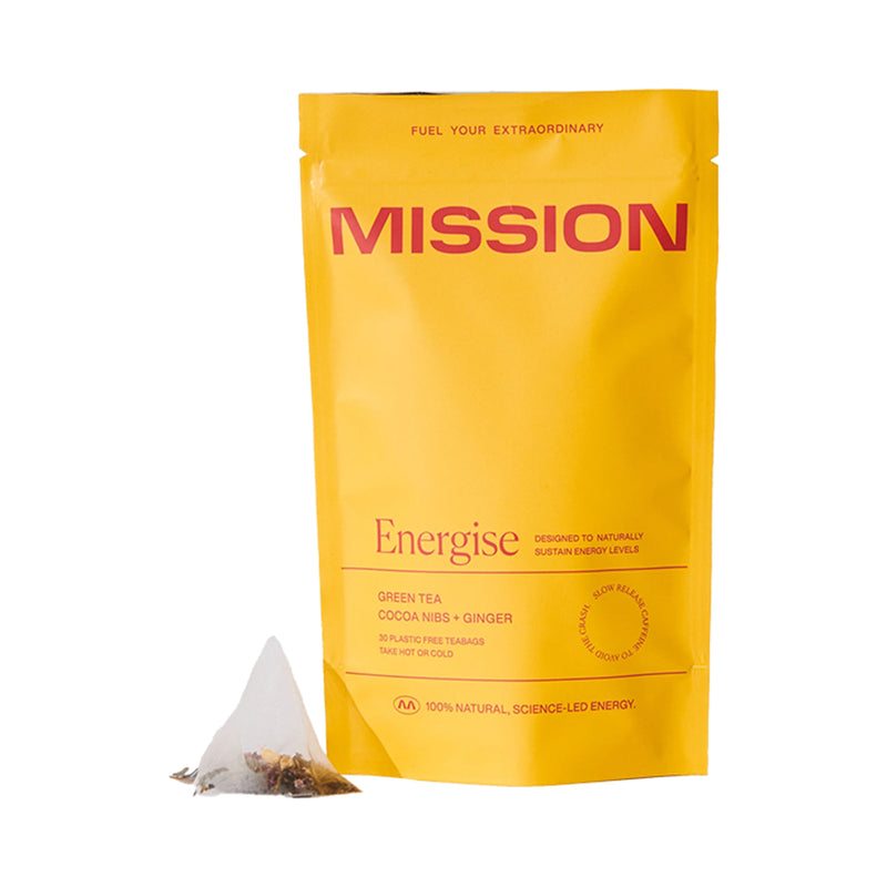 Green Tea with Cocoa Nibs and Ginger 30 Tea Bags