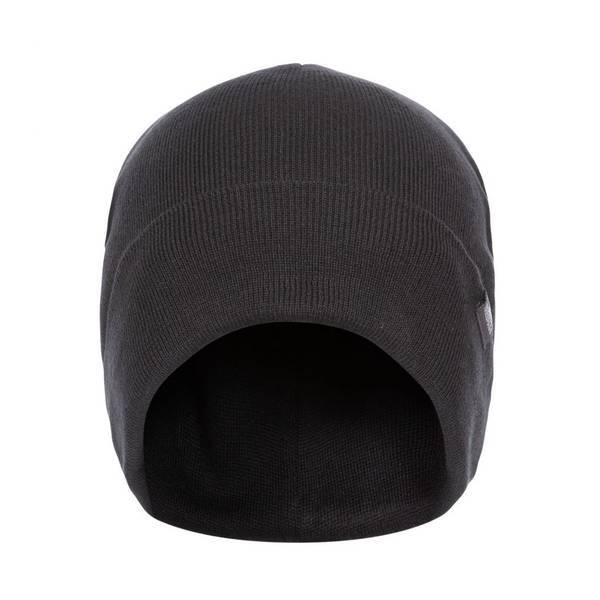 Reflective Double Layer Knit Beanie with Turned Up Cuff