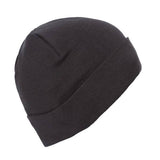 Reflective Double Layer Knit Beanie with Turned Up Cuff