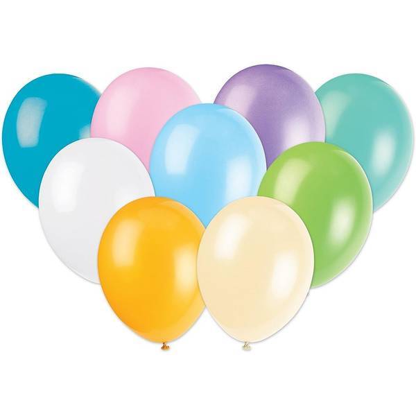 Latex Pastel Balloons Pack of 10