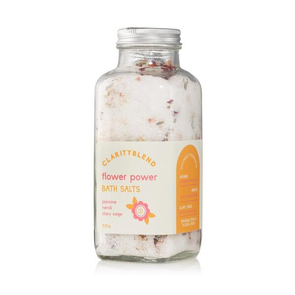 Flower Power Bath Salts with Soothing Essential Oils 335g