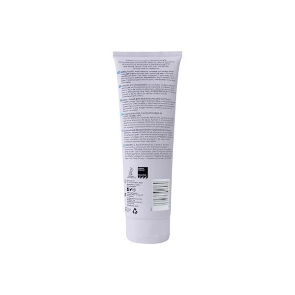 Unscented Conditioner for Sensitive Scalps 250ml – Vegan and Dermatologically Approved
