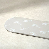 Oval Baby Changing Mat for Baskets with Nursery-Grade Foam and Waterproof PVC, 70x30x2cm
