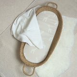 Oval Baby Changing Mat for Baskets with Nursery-Grade Foam and Waterproof PVC, 70x30x2cm