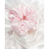 Satin Pillowcase and Cloud Scrunchie Hair Care Set