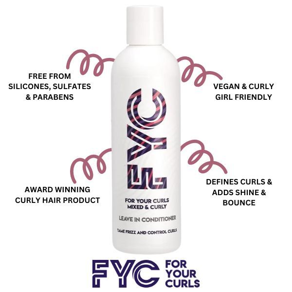 Moisturizing Leave-In Conditioner and Detangle Spray Bundle for Curly Hair, 3 x 250ml