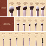 18-Piece Professional Makeup Brush Set with Storage Accessories
