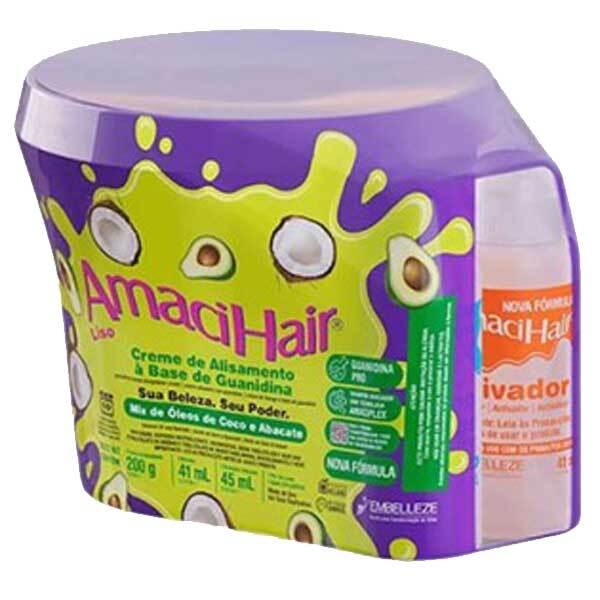 Avocado and Coconut Hair Relaxation Kit for Curly and Natural Hair