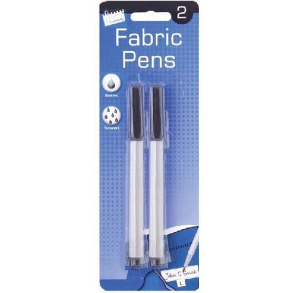 Black Ink Permanent Marker Pen with Medium Tip (Pack of 2)
