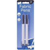 Black Ink Permanent Marker Pen with Medium Tip (Pack of 2)
