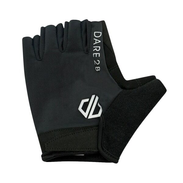 Fingerless Cycling Gloves for Women with Suede Grip and Reflective Detail (Medium)