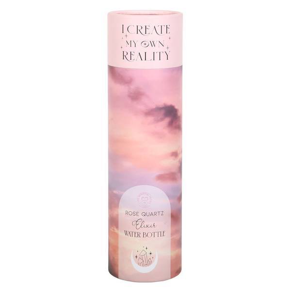 Glass Rose Quartz Water Bottle 511ml