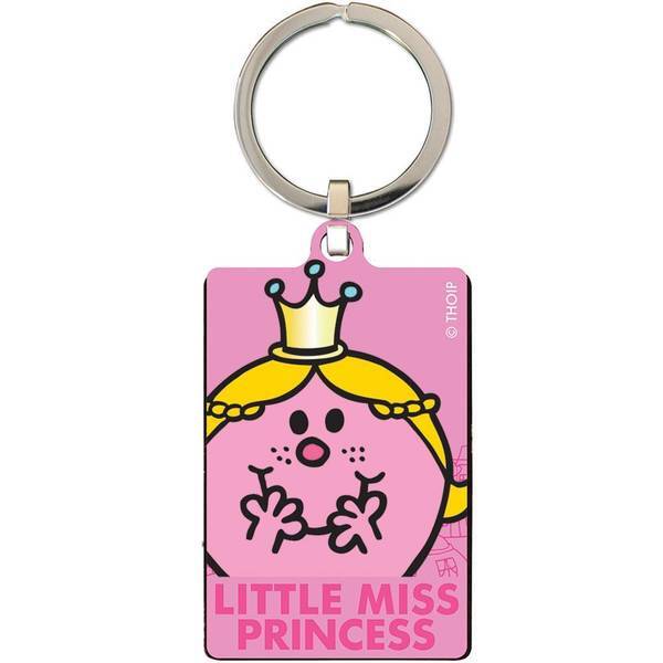 Metal Key Ring with Character Print on Both Sides